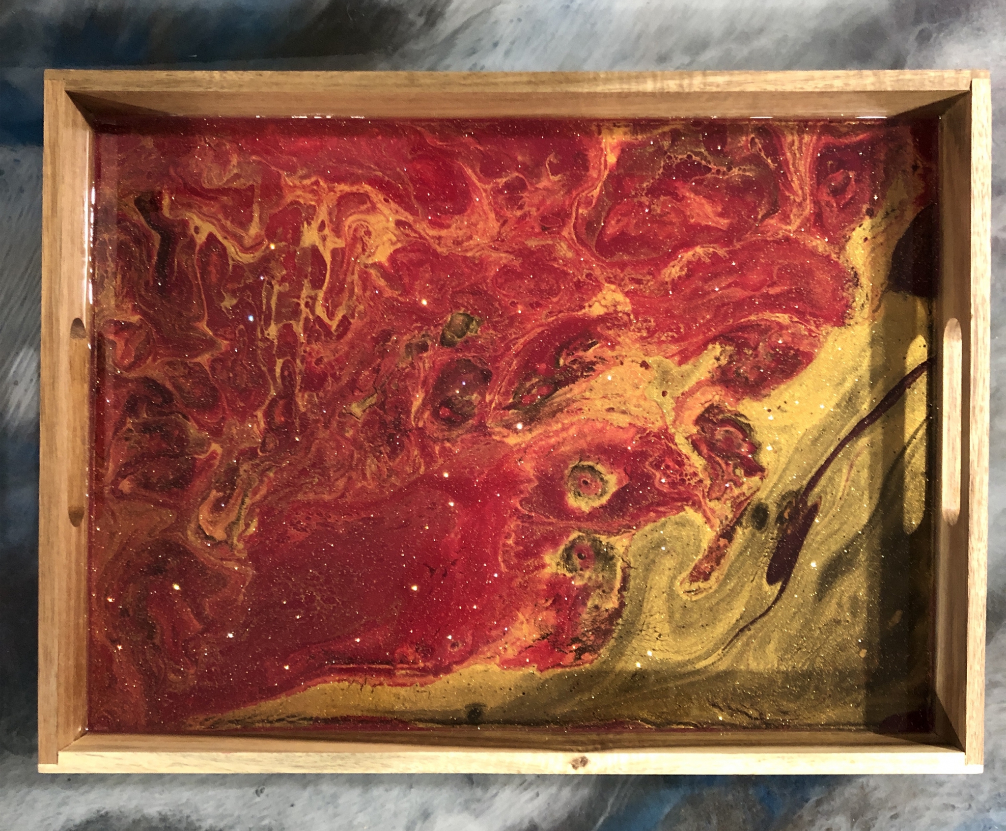 Click here to view Magenta Bronze Serving Tray by Jean Macaluso